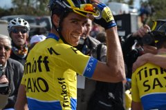 Alberto Contador after stage win at Volta ao Algarve (Photo: BS Sports & Media/Brit Sørensen)