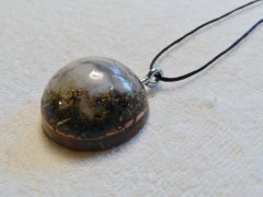 Clear quartz pendant