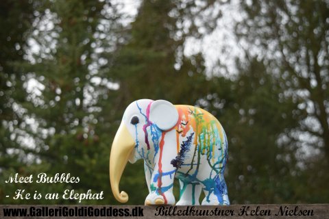 meet bubbles - elephant Parade 2016