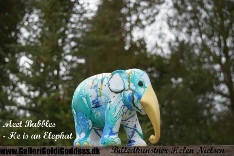 meet bubbles - elephant Parade 2016