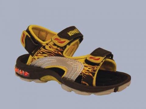 sandal m flammer og lys