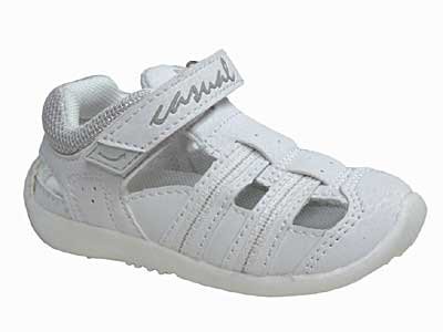 hvid sandal