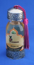 100% Argan Olie 60ml i pyntet glasflaske